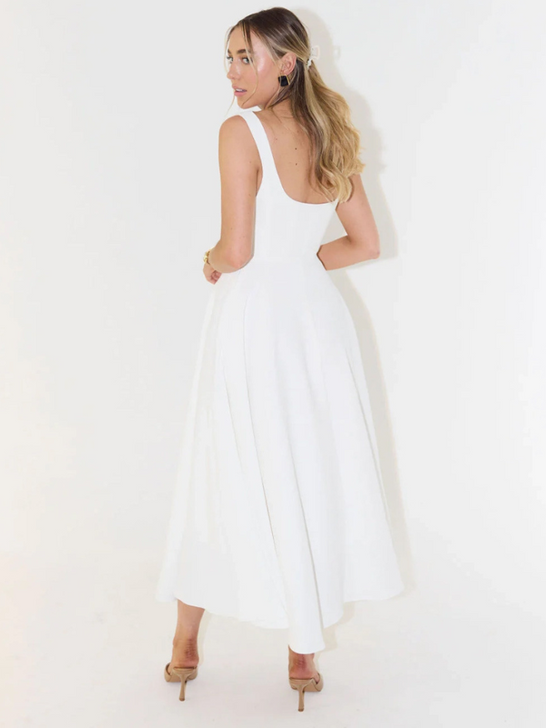 Séraphie – Square Neck Midi Dress