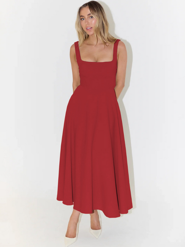 Séraphie – Square Neck Midi Dress