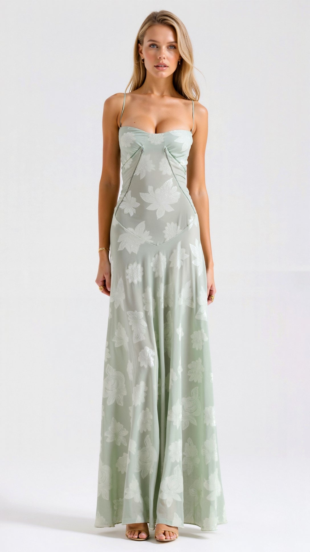 Amelisse – Elegant Dress With Back Lace-Up