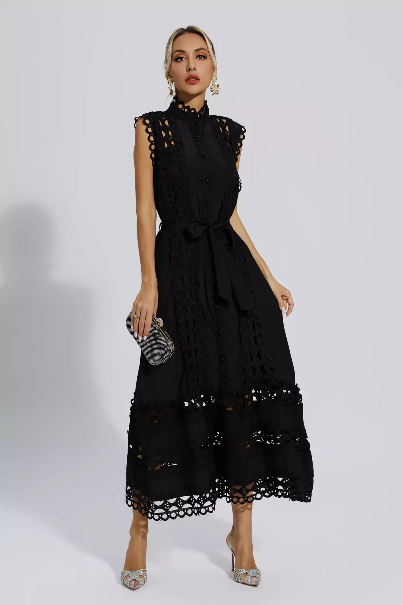 Ayla™ | Black Cutout Maxi