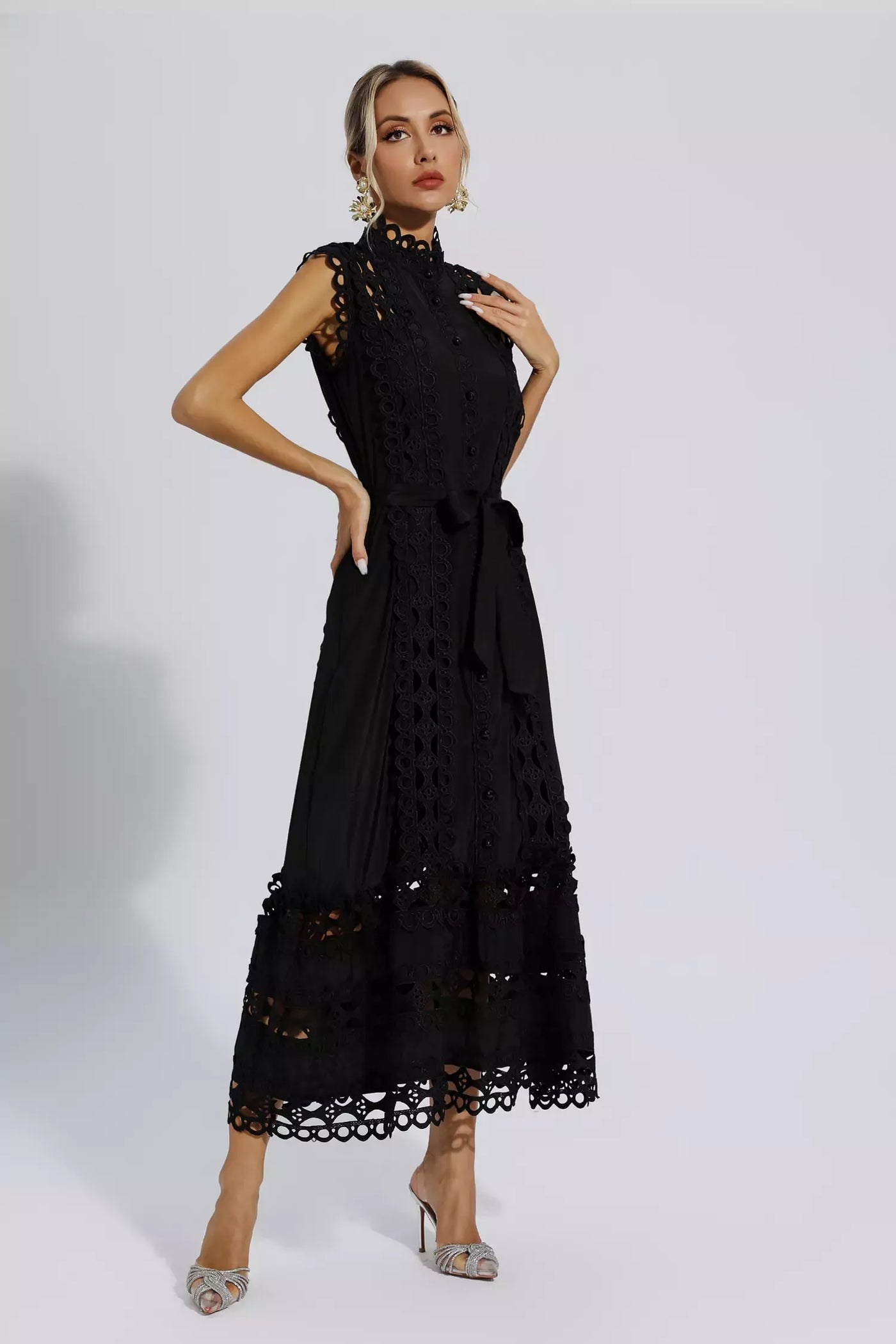 Ayla™ | Black Cutout Maxi